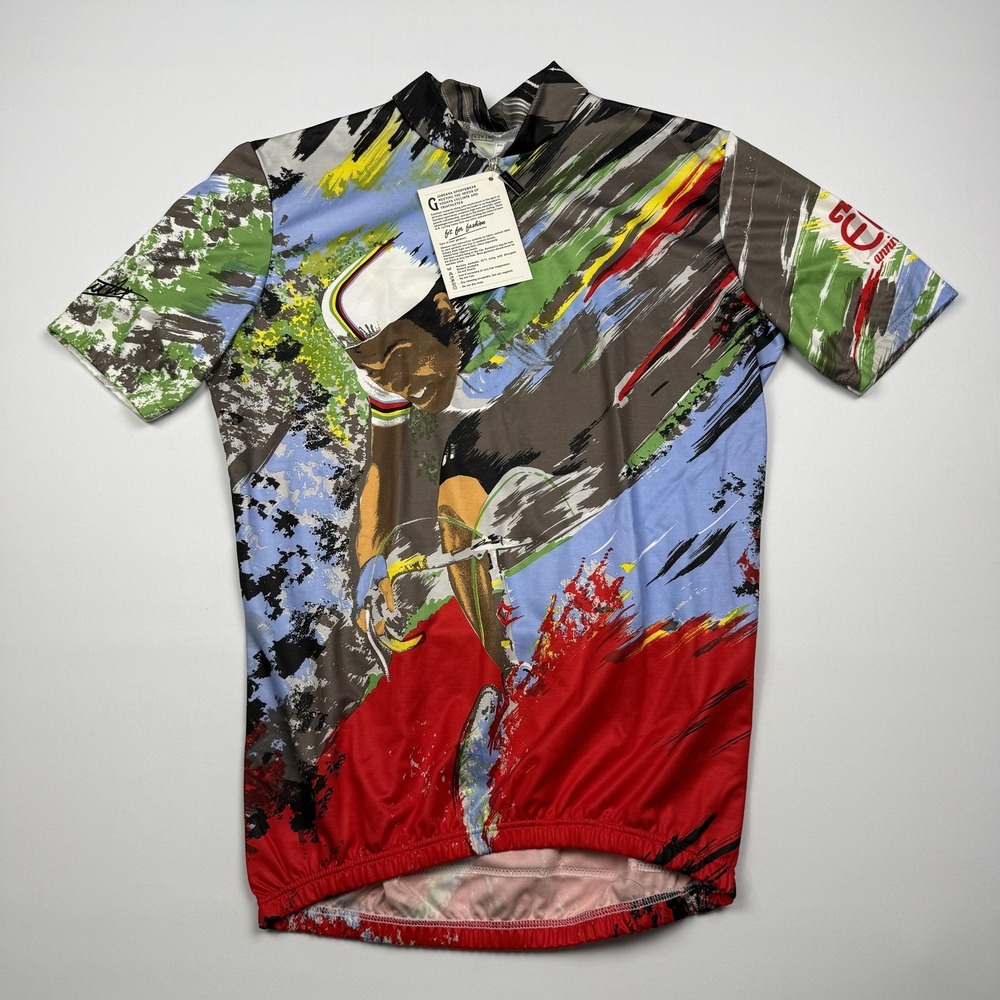Vintage Giordana Bike Jersey Mens Large Anniversary Italy Cycling Eddy Merckx